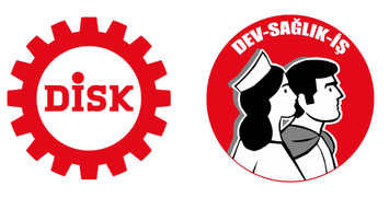 DİSK ve Dev Sağlık-İş logosu
